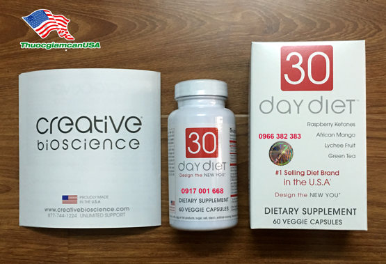 30 Day Diet - Viên giảm cân 30 DAY DIET (USA)