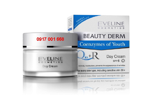 Eveline Beauty Derm Q10 + R Day Cream - Kem dưỡng da ban ngày