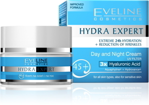 Kem dưỡng Ngày Đêm 45+ ( Eveline Hydra Expert Day and Night Cream 45+ )
